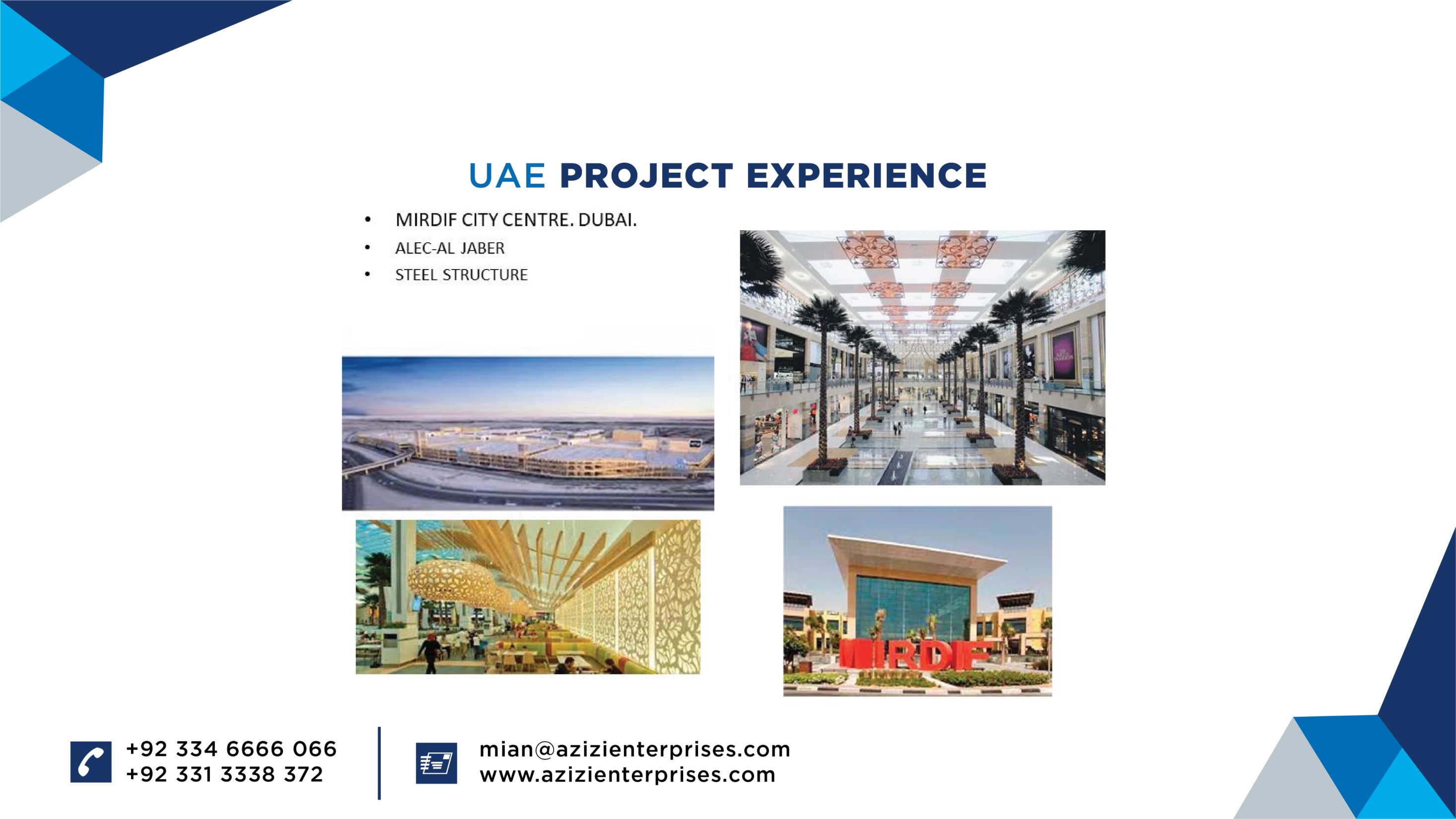 Azizi Enterprises presentation — slide 7